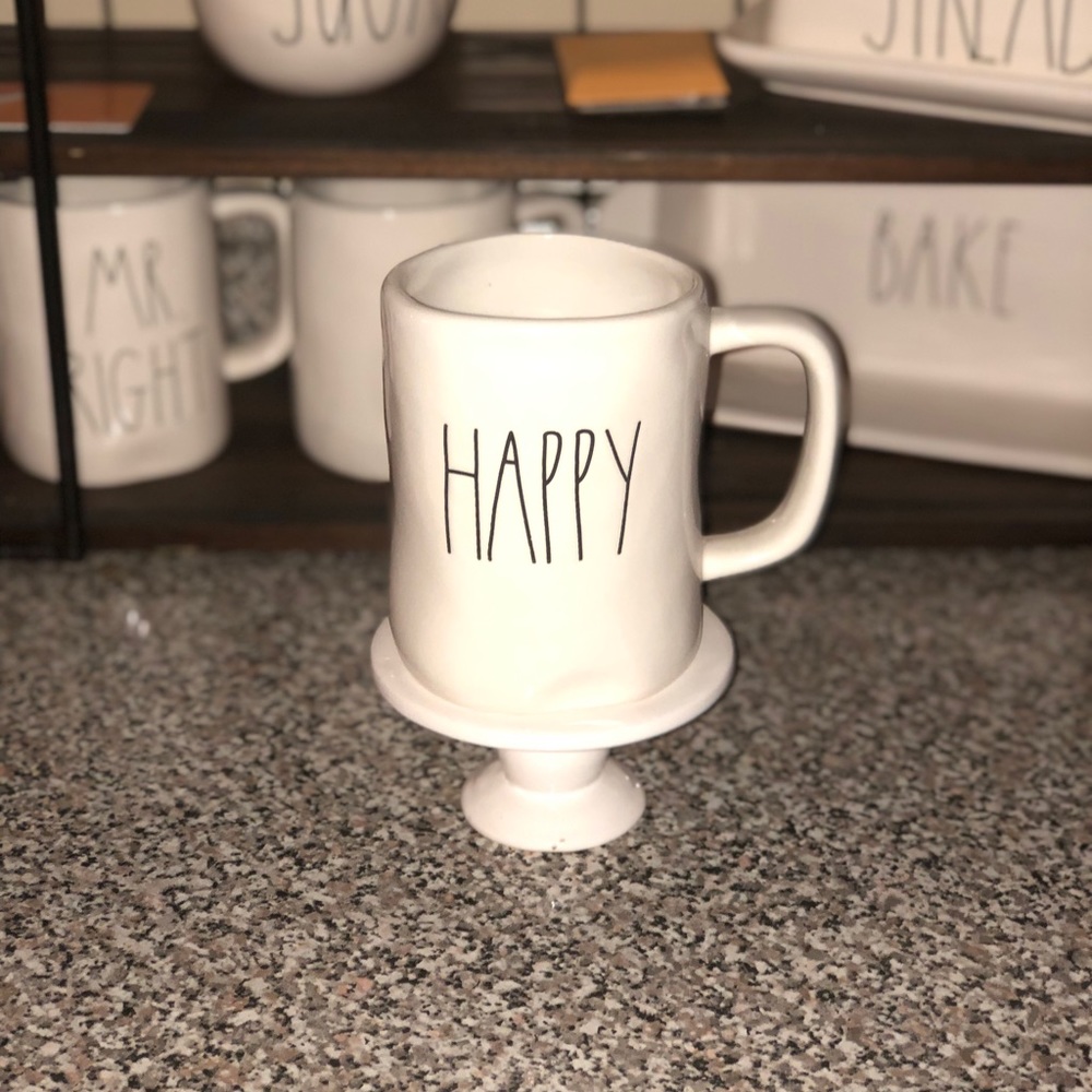 Rae Dunn “HAPPY” Mug